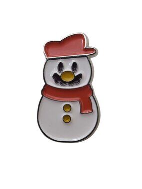 Nintendo Mario Snowman Holiday Pin GameStop Exclusive Promo Loose Christmas